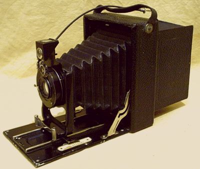 ICA Sirene Plattenkamera - mit komplizierten Platten Fotos frs Fotoalbum ablichten
