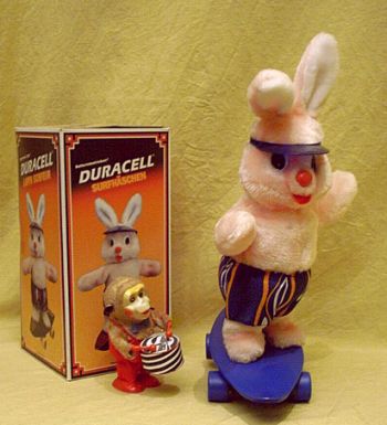 DUARCELL Bunny - Hase Plschtier-Werbefigur fr Batterien