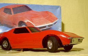 Little Red Corvette Fernlenkauto von ELDON - Spielzeug Auto fr Angeber