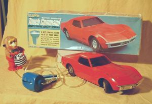 Little Red Corvette Fernlenkauto von ELDON - Spielzeug Auto fr Angeber