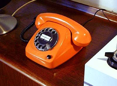 70er Jahre Telefon in Orange - der Klassiker der Telefonie: einfach anschlieen & telefonieren