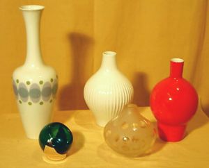 Vasen im Atomic / Space Age Design der 60er Jahre