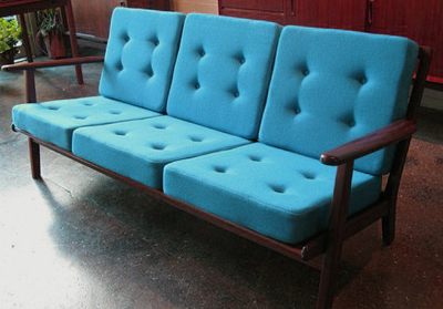 Couch aus dänischer Teak-Möbel-Produktion der 60er Jahre