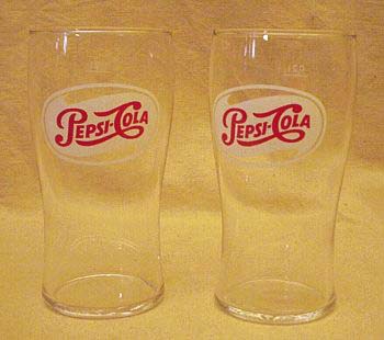 Limonade-, Bier- und Saftglser mit Logo - stilvoll Coca Cola, Pepsi Cola, Sinalco, Dortmunder Union, Pernot und Ricard trinken!