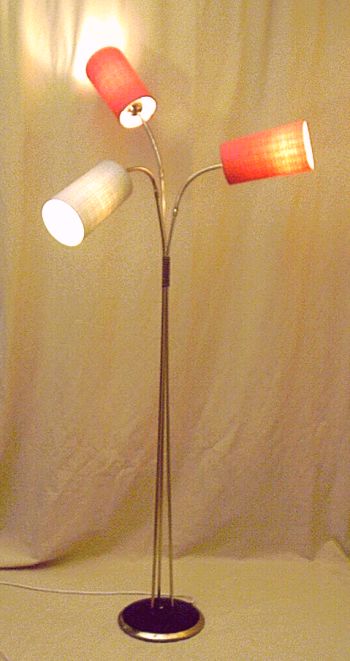 Ttenlampe mit Stoff-Lampenschirmen