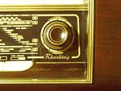 Loewe Opta Rheinknig 3255W Rhrenradio Radio