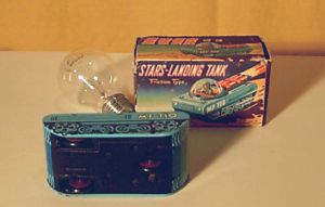 Stars Landing Tank von SHANGHA, made in China - Spielzeug fr Weltraum- und Raumfahrt-Fantasien im Kinderzimmer