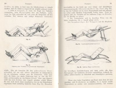 antikes Hausmedizin-Buch mit witzigen Zeichnungen