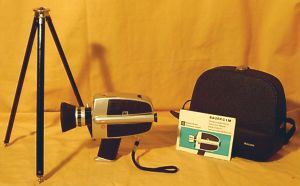 BAUER Super 8 Filmkamera mit simpler Bedienung zum Filmen