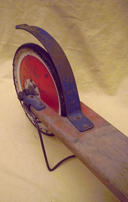 Teddy-Marke-Druck: STEIFF Rollux Roller - Kinder-Spielzeug der 50er / 60er Teddy-Marke-Druck: STEIFF Rollux Roller - Kinder-Spielzeug der 50er / 60er