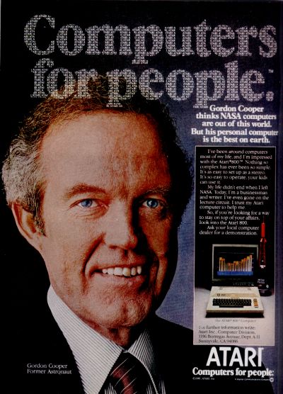 ATARI Computer im Playboy 1981 - keine Schreibtischaccessoires mehr Spielekonsole