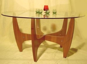 Glastisch - Beistelltisch mit Durchblick Glastisch - Beistelltisch mit Durchblick