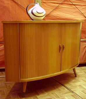 Kommode, Barschrank im Mid-Century Design