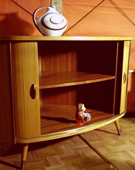 Kommode, Barschrank im Mid-Century Design