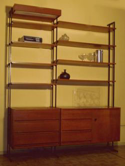 Raumteiler, Regalwand, freistehendes Bücherregal