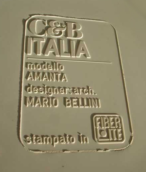 Amanta von Bellini für C&B Italia