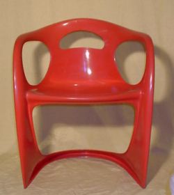 CASALA Armchair - Panton Chair mit Armlehnen-Schwung