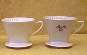 Unbedingt notwendig für den aufgebrühten Kaffee - der Keramikfilter für Filtertüten-Einsatz