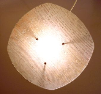 Deckenleuchte im 50er Jahre Design - perfekte Beleuchtung im Raum