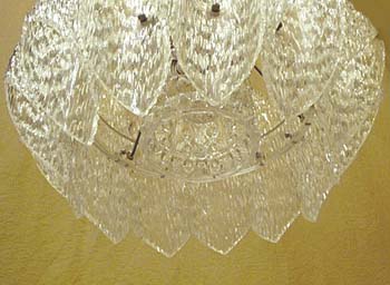 Hängelampe aus Plexiglas von ME LEUCHTEN - glitzerndes Atomic / Space Age Design Hängelampe aus Plexiglas von ME LEUCHTEN - glitzerndes Atomic / Space Age Design