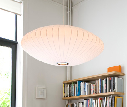 groe Pendelleuchte der George Nelson Bubble Lamps