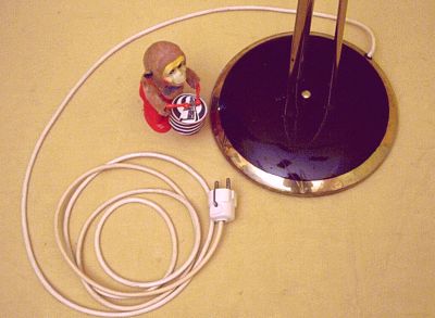 Stehlampe im Fifties Stil: schnes Leselicht