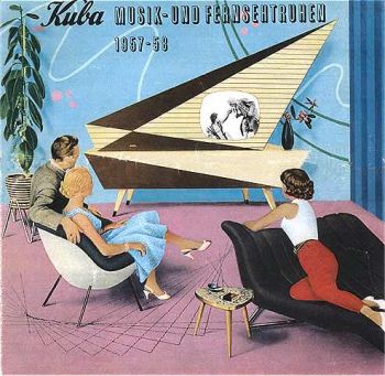 Schalensessel in der KUBA Werbung von 1958